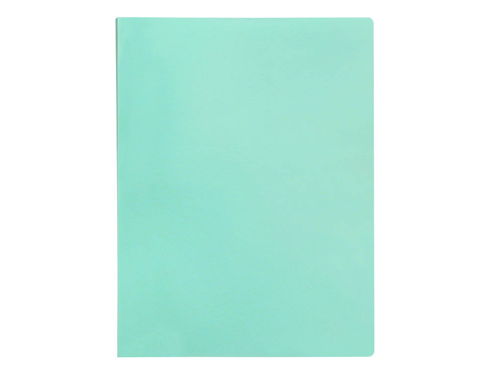CAPA CATALOGO LIDERPAPEL 60 BOLSAS POLIPROPILENO DIN A4 VERDE MA OPACO