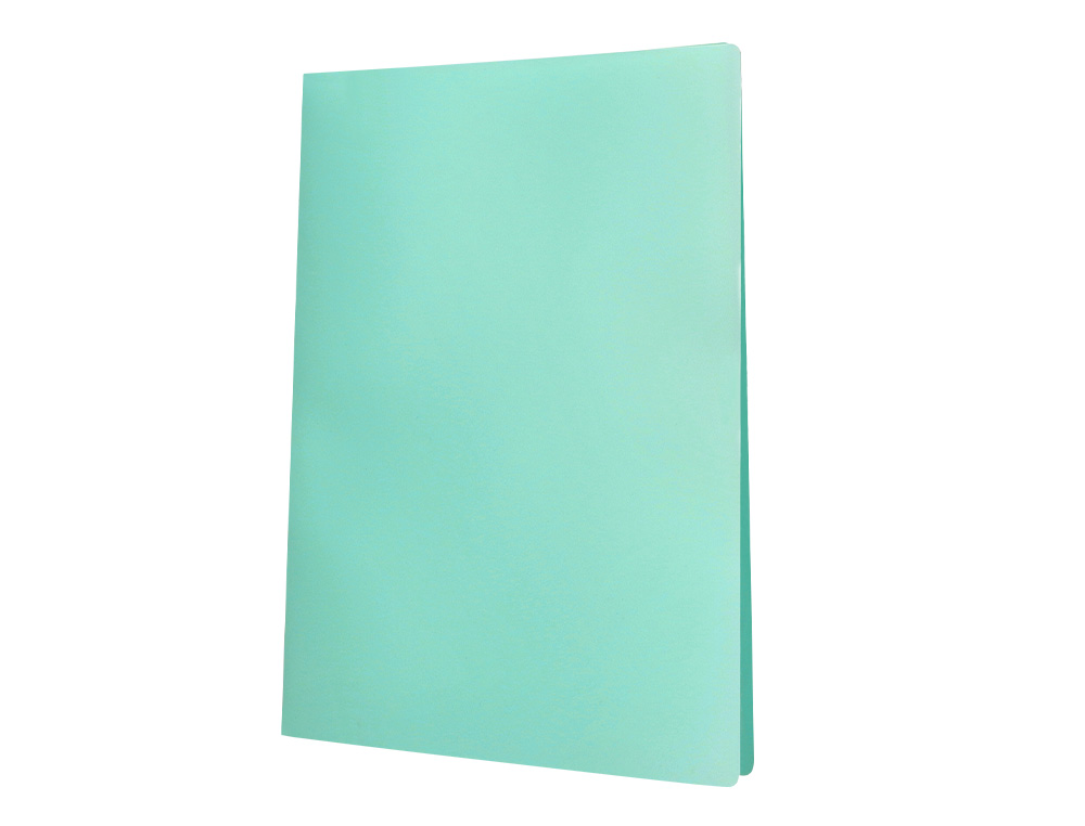 CAPA CATALOGO LIDERPAPEL 60 BOLSAS POLIPROPILENO DIN A4 VERDE MA OPACO