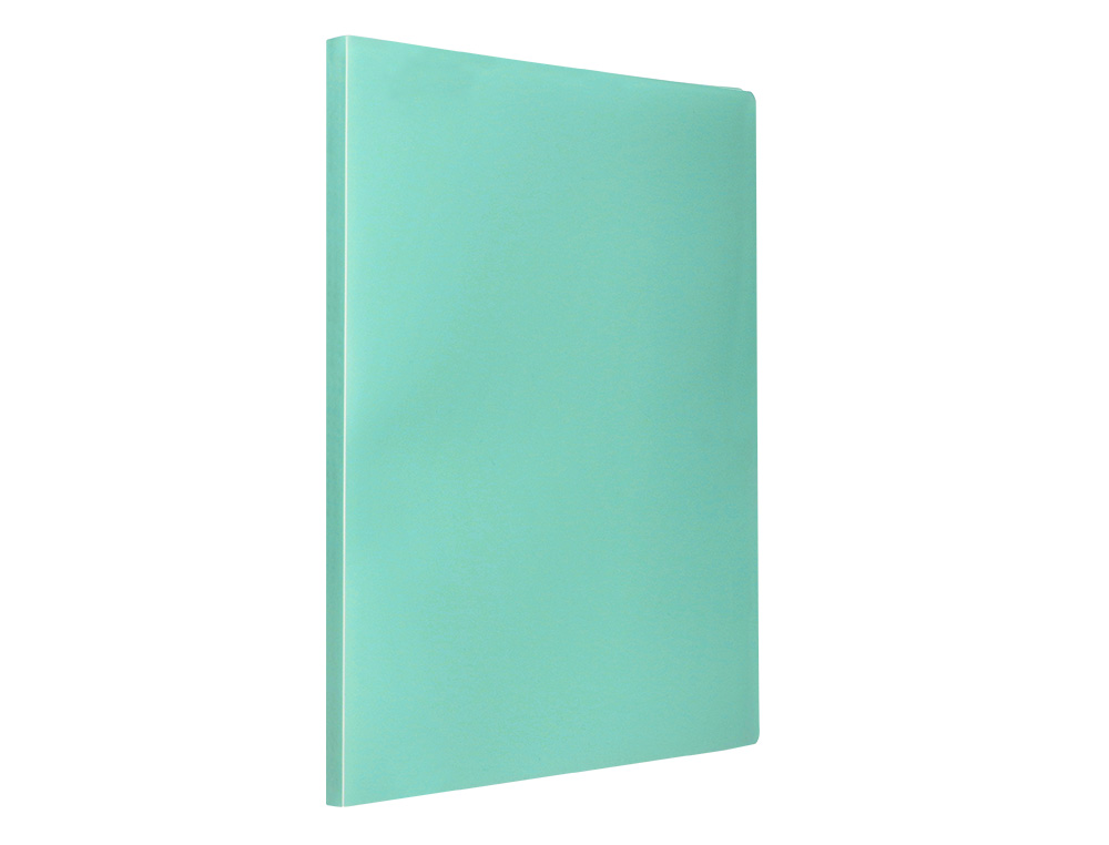 CAPA CATALOGO LIDERPAPEL 60 BOLSAS POLIPROPILENO DIN A4 VERDE MA OPACO
