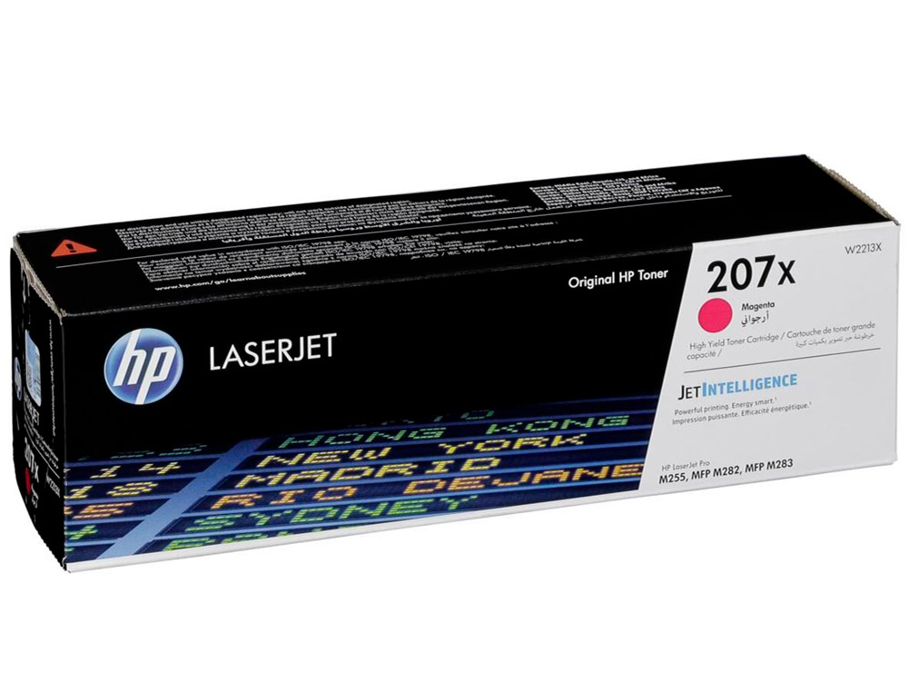 TONER HP 207X COLOR LASERJET PRO M282NW / M283FDN / M283FDW MAGENTA 2.450 PAGINAS