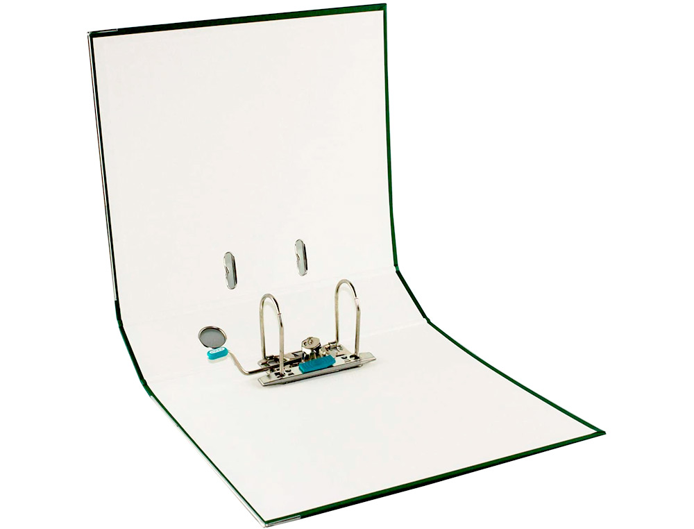 PASTA DE ARQUIVO DE ALAVANCA ELBA TOP CARTAO COMPACTO POLIPROPILENO COM RADO DIN A4 LOMBADA DE 80 MM VERDE