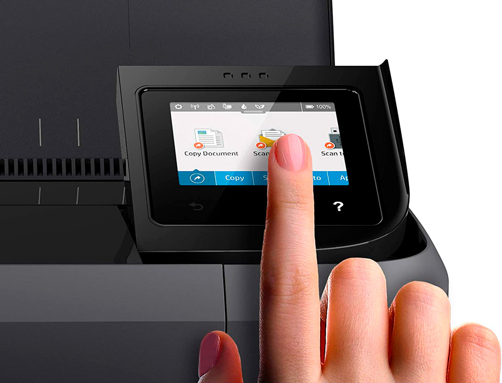 MULTIFUNCOES PORTATIL HP OFFICEJET 250 WIFI 4800X1200 TINTA 10 PPM PRETO 7 COR PPM SCANNER COPIADORA IMPRESSORA