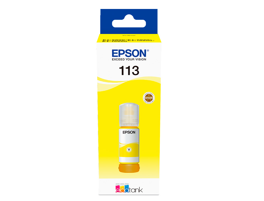 TINTEIRO EPSON ECOTANK 113 SERIES AMARELO