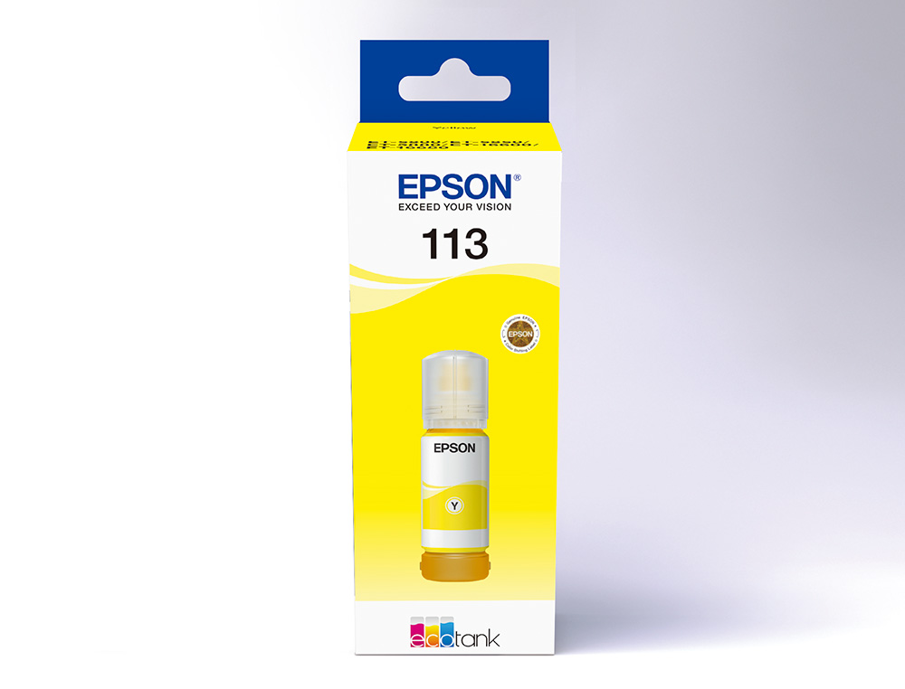 TINTEIRO EPSON ECOTANK 113 SERIES AMARELO