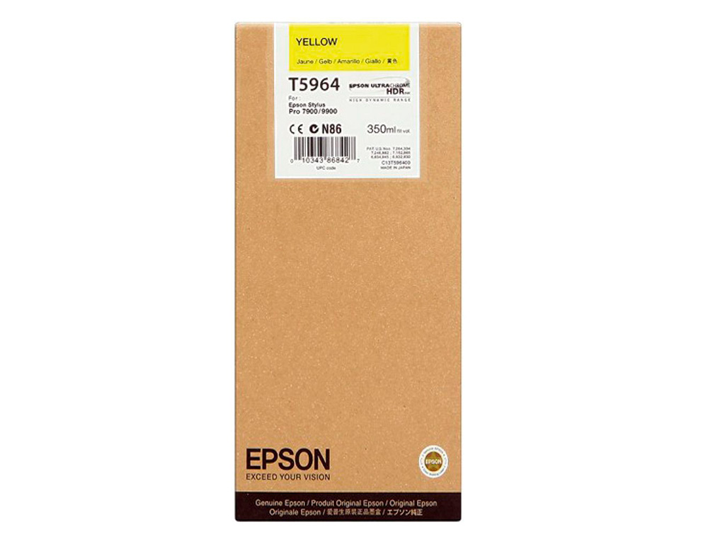 TINTEIRO EPSON GF STYLUS PHOTO 7900/9900 AMARELO