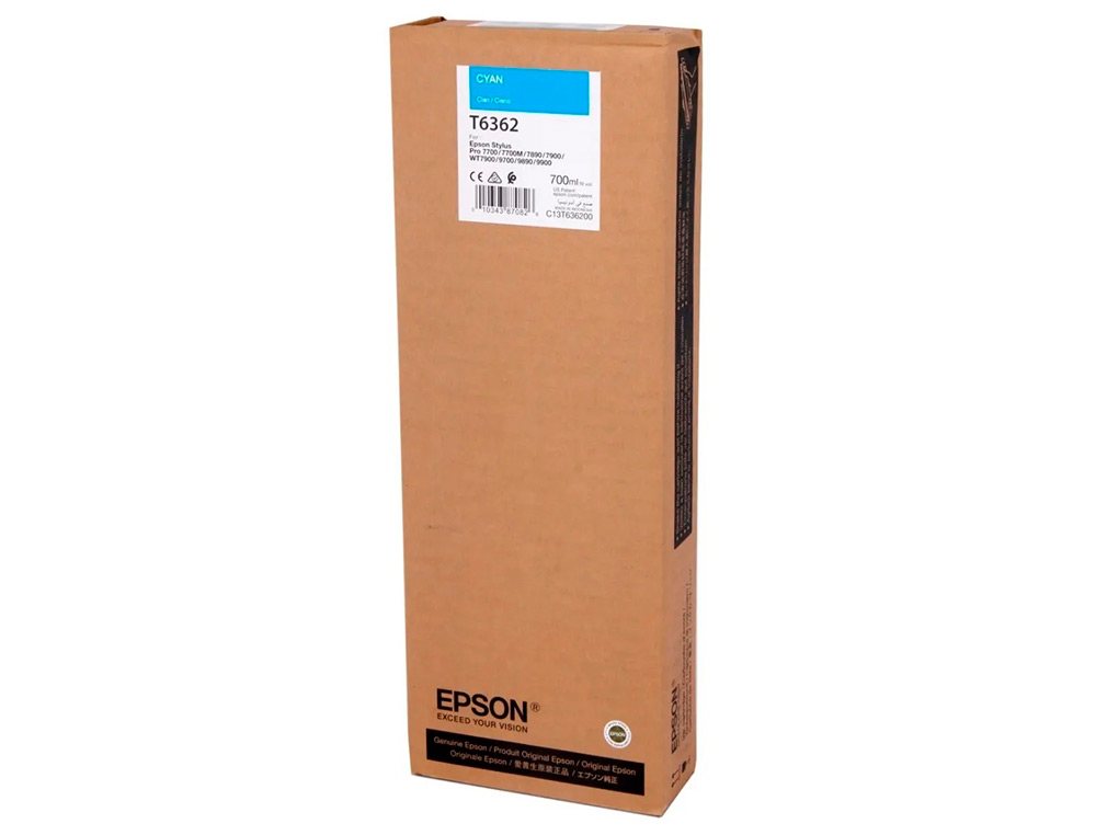 TINTEIRO EPSON GF STYLUS PHOTO 7900/9900 CIAN ALTA CAPACIDADE