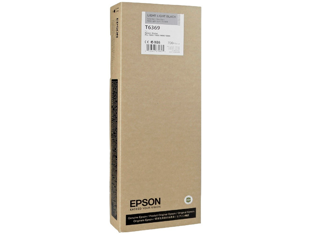 TINTEIRO EPSON GF STYLUS PHOTO 7900/9900 CINZA CLARO ALTA CAPACIDADE