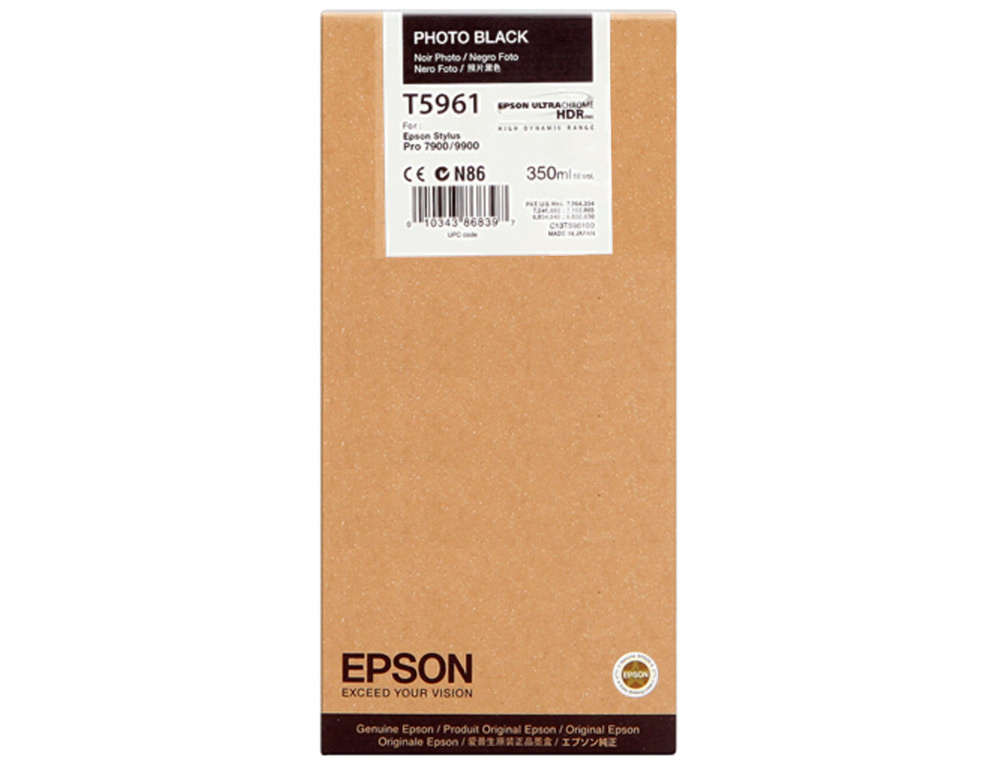 TINTEIRO EPSON GF STYLUS PHOTO 7900/9900 PRETO FOTO