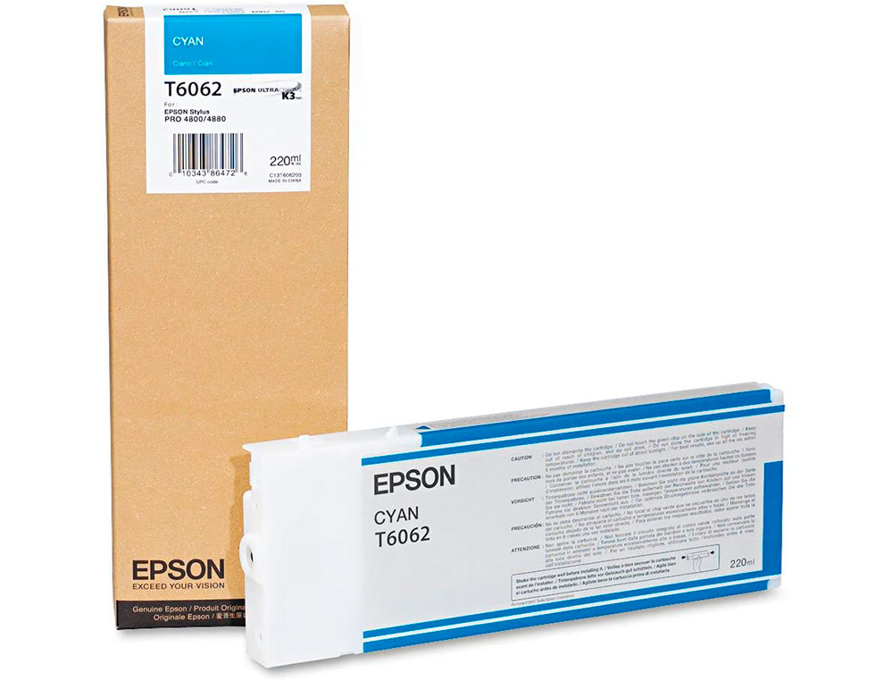 TINTEIRO EPSON GF STYLUS PRO 4880/4800 CIAN