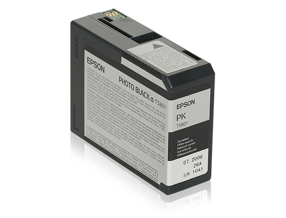 TINTEIRO EPSON STYLUS PRO-3800/3880 PRETO PHOTO (80ML)