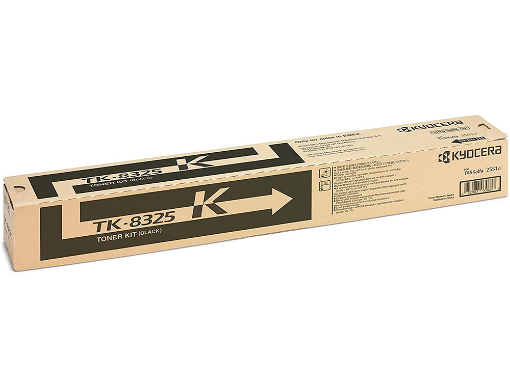 TONER KYOCERA -MITA TONER PRETO TK8325K