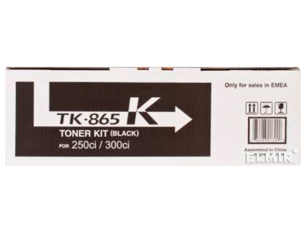 TONER KYOCERA -MITA TASKALFA 250CI / 300CI TK865K MFP TONER PRETO