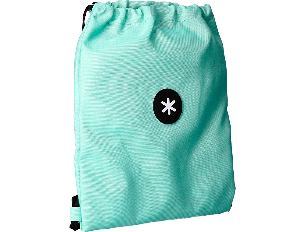 SACO PLANO ANTARTIK BOLSO INTERIOR COM FECHO COR VERDE MENTA 350X400 MM