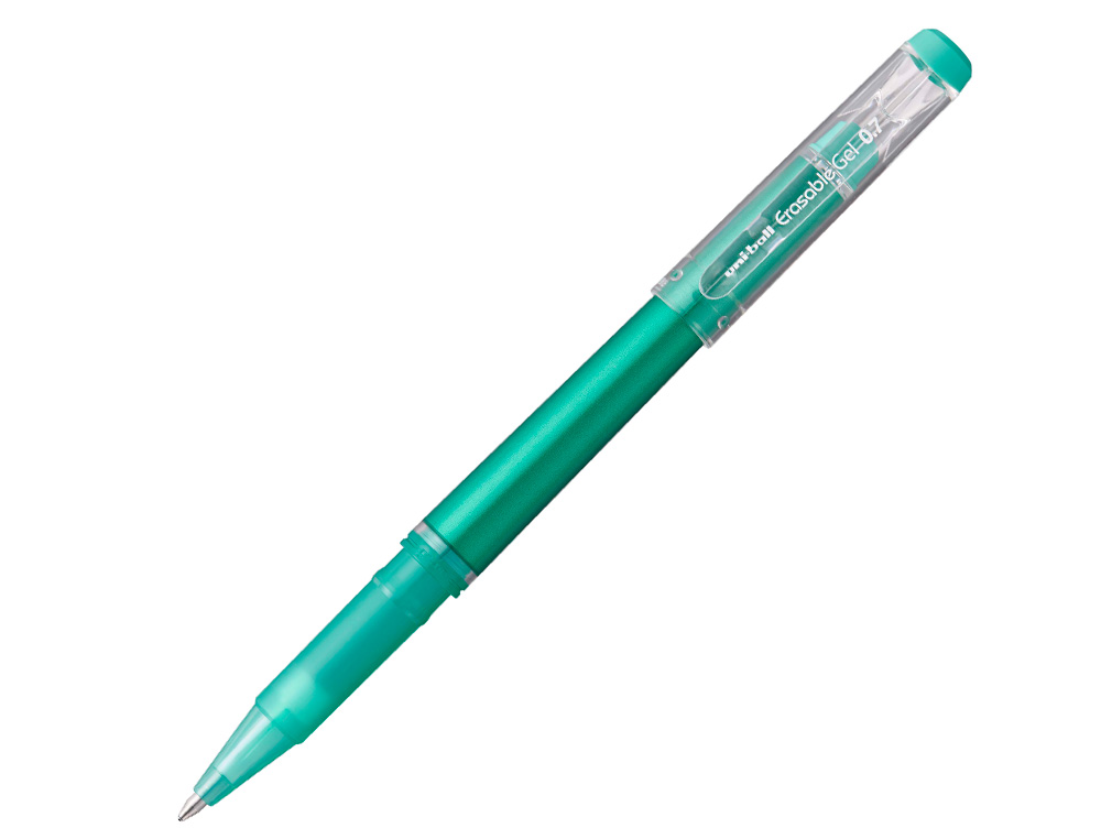 MARCADOR UNI-BALL ROLLER UF-222 TINTA GEL APAGAVEL 0,7 MM VERDE