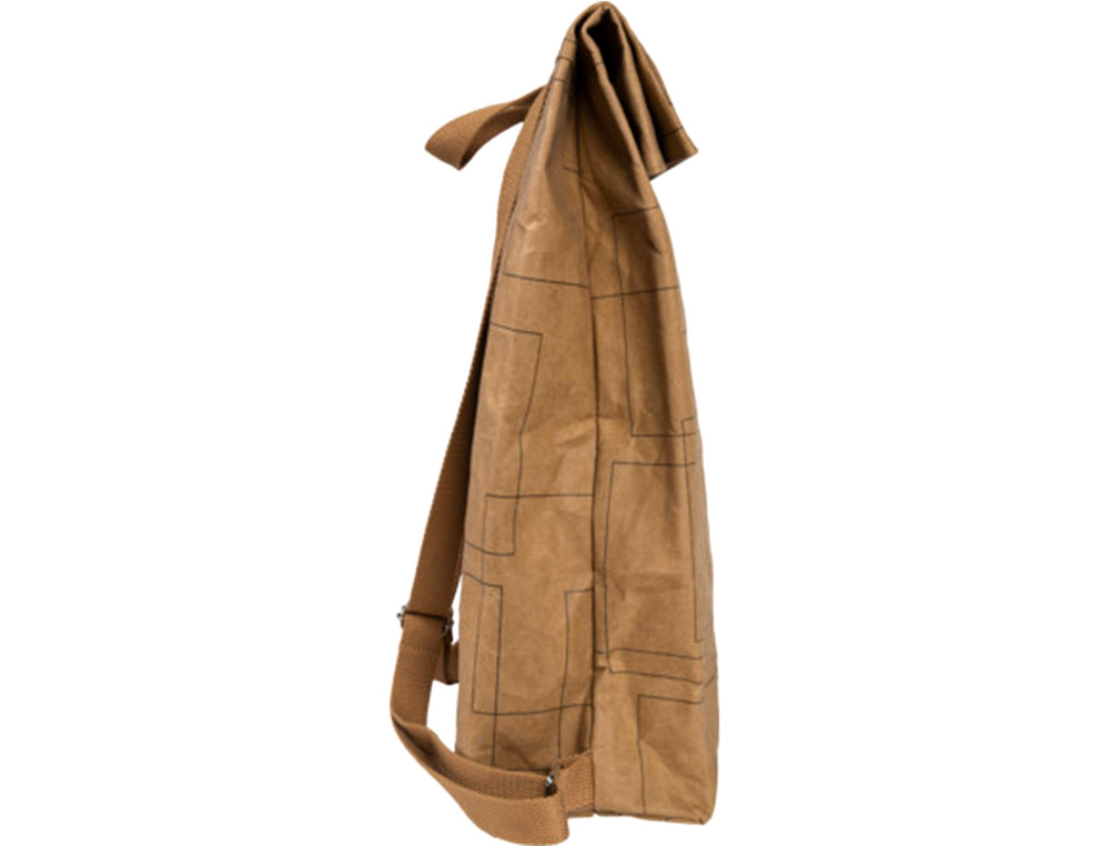 MOCHILA EXACOMPTA ETERNECO COURO IMITACAO VEGETAL 360X100X450 MM