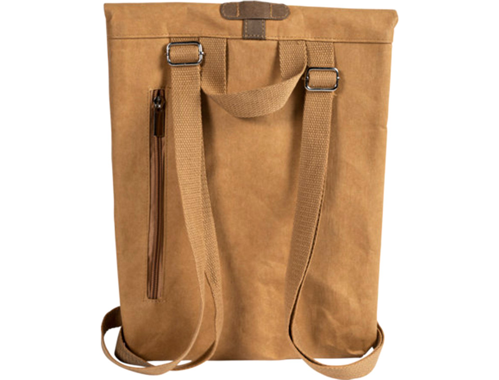 MOCHILA EXACOMPTA ETERNECO COURO IMITACAO VEGETAL 360X100X450 MM