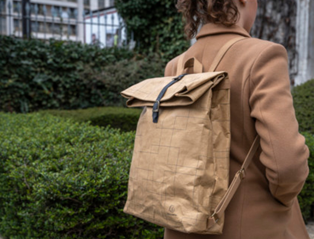 MOCHILA EXACOMPTA ETERNECO COURO IMITACAO VEGETAL 360X100X450 MM