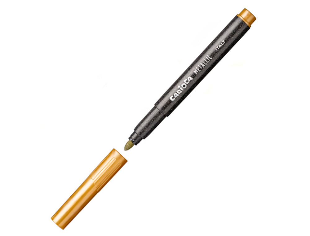MARCADOR CARIOCA METALLIC PONTA MAXI 6 MM CAIXA DE 6 CORES SORTIDAS