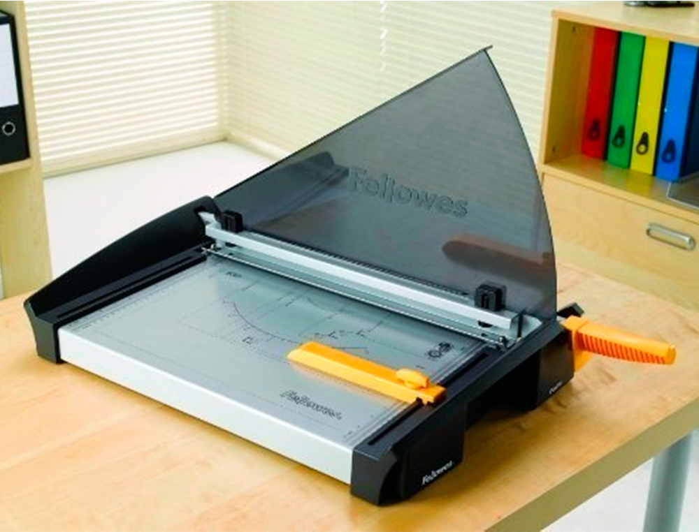 GUILHOTINA DE ALAVANCA FELLOWES PLASMA A3 METALICA ATE 40 FOLHAS 80 GR