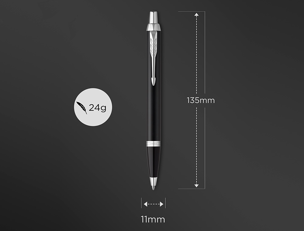 ESFEROGRAFICA PARKER IM ESSENTIAL PRETO MATE CT