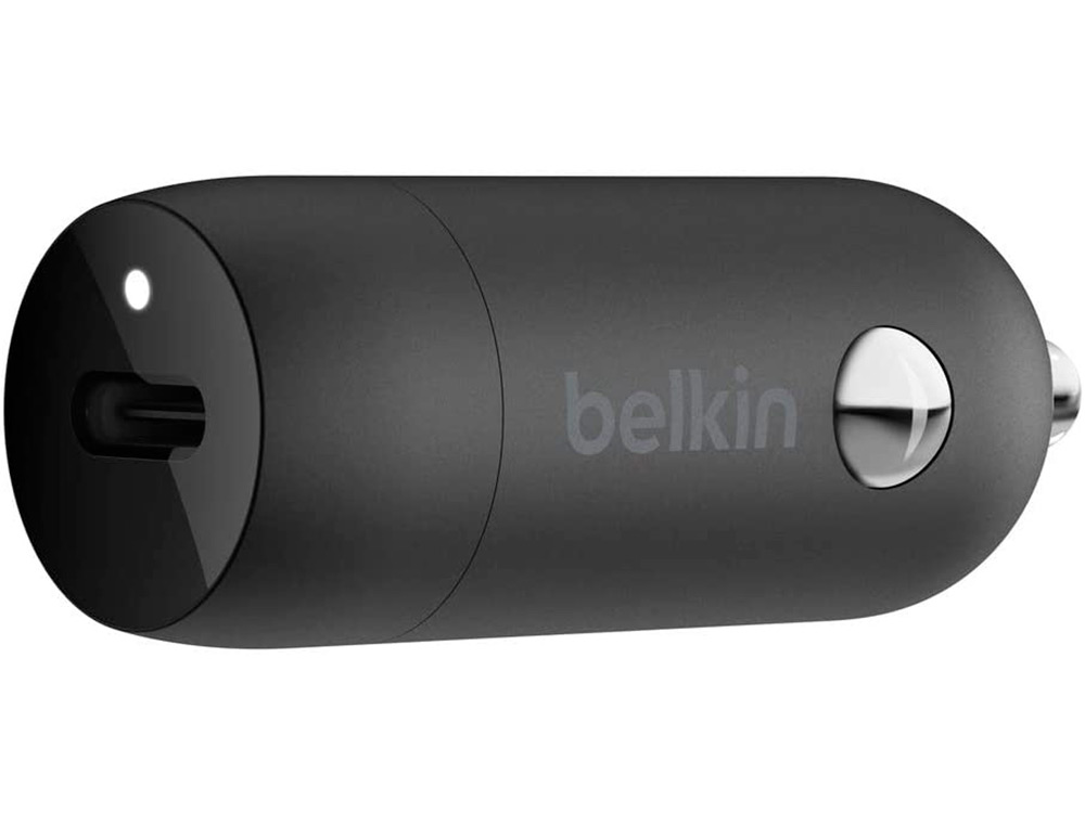 CARREGADOR PARA CARRO BELKIN CCA003BTBK USB-C PD 20W BOOST CHARGE COR PRETO