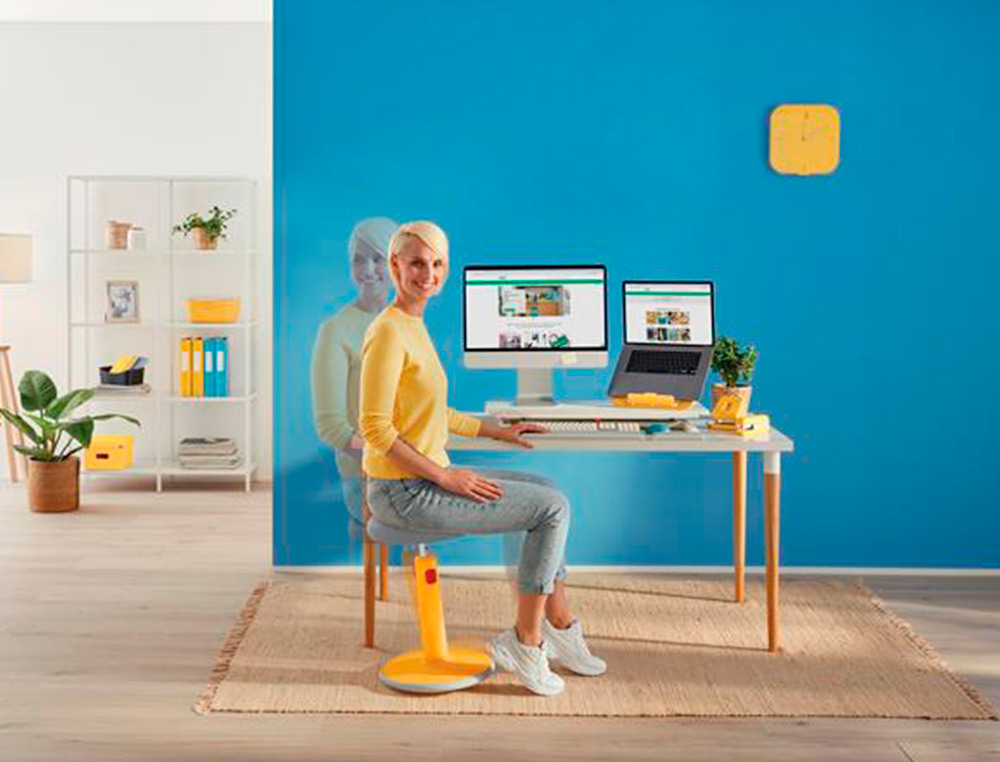 BANCO LEITZ ACTIVE ERGO COSY AJUSTAVEL COR AZUL