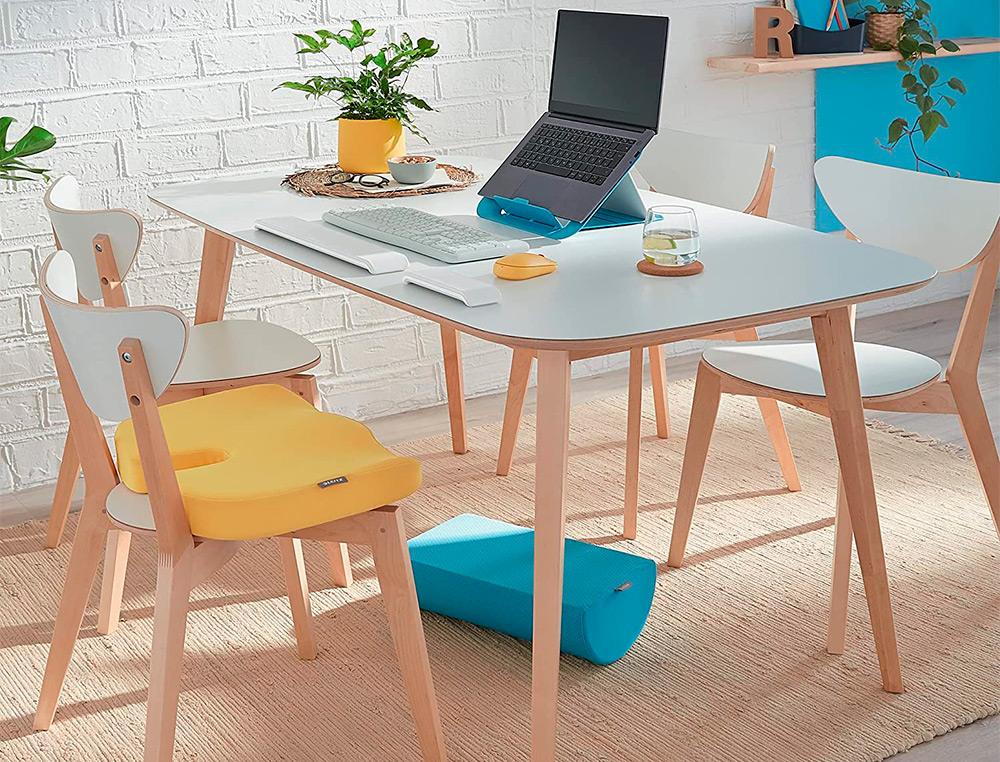 ALMOFADA DE ASSENTO LEITZ ACTIVE ERGO COSY COR AMARELO