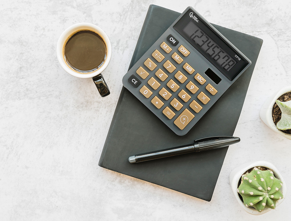 CALCULADORA LIDERPAPEL DE SECRETARIA XF18 8 DIGITOS SOLAR E PILHAS COR CINZA 127X105X24 MM