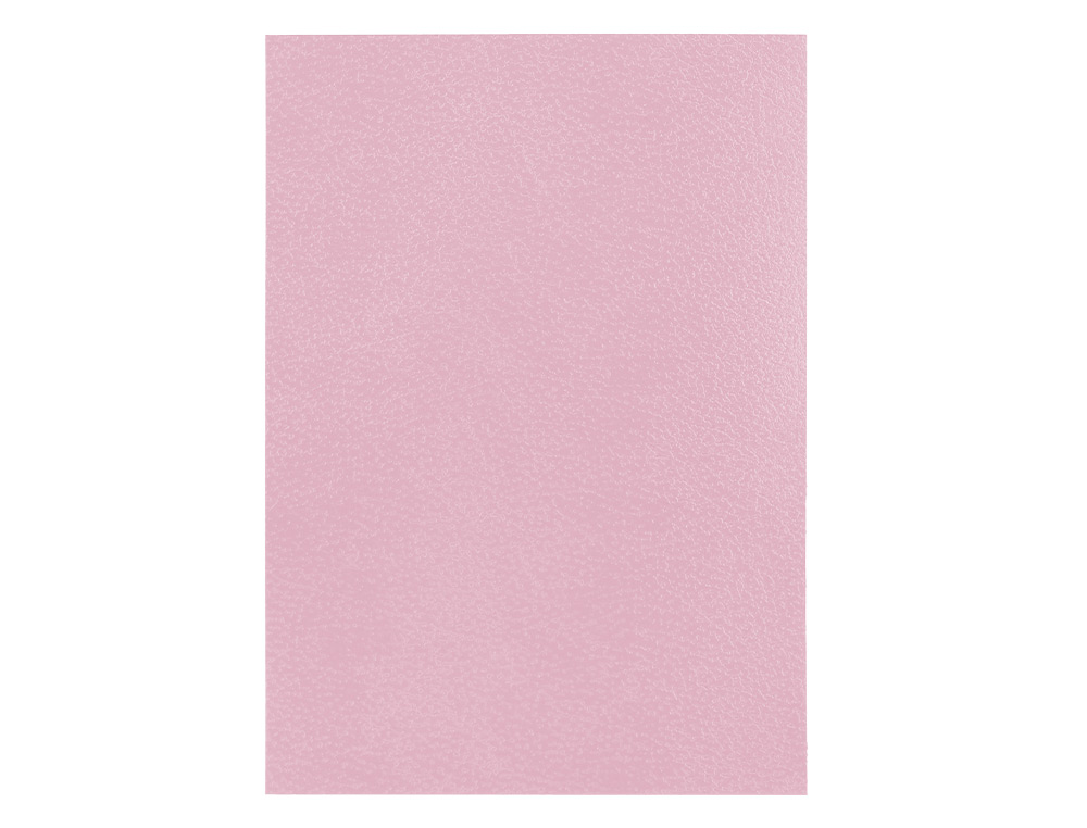 CAPA DE ENCADERNACAO LIDERPAPEL CARTAO DIN A4 1 MM ROSA PACK DE 50 UNIDADES