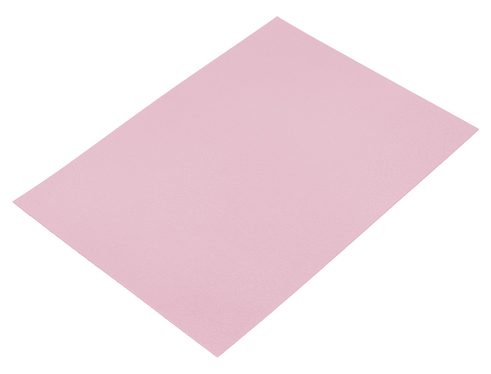 CAPA DE ENCADERNACAO LIDERPAPEL CARTAO DIN A4 1 MM ROSA PACK DE 50 UNIDADES