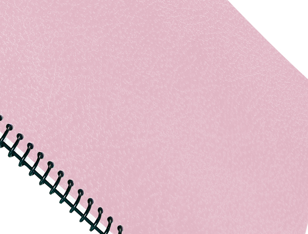 CAPA DE ENCADERNACAO LIDERPAPEL CARTAO DIN A4 1 MM ROSA PACK DE 50 UNIDADES