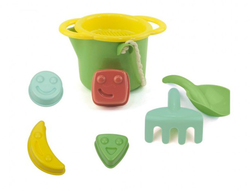 CONJUNTO DE PRAIA VIKINGTOYS ECOLINE ECOLOGICO E RECICLAVEL 7 PECAS