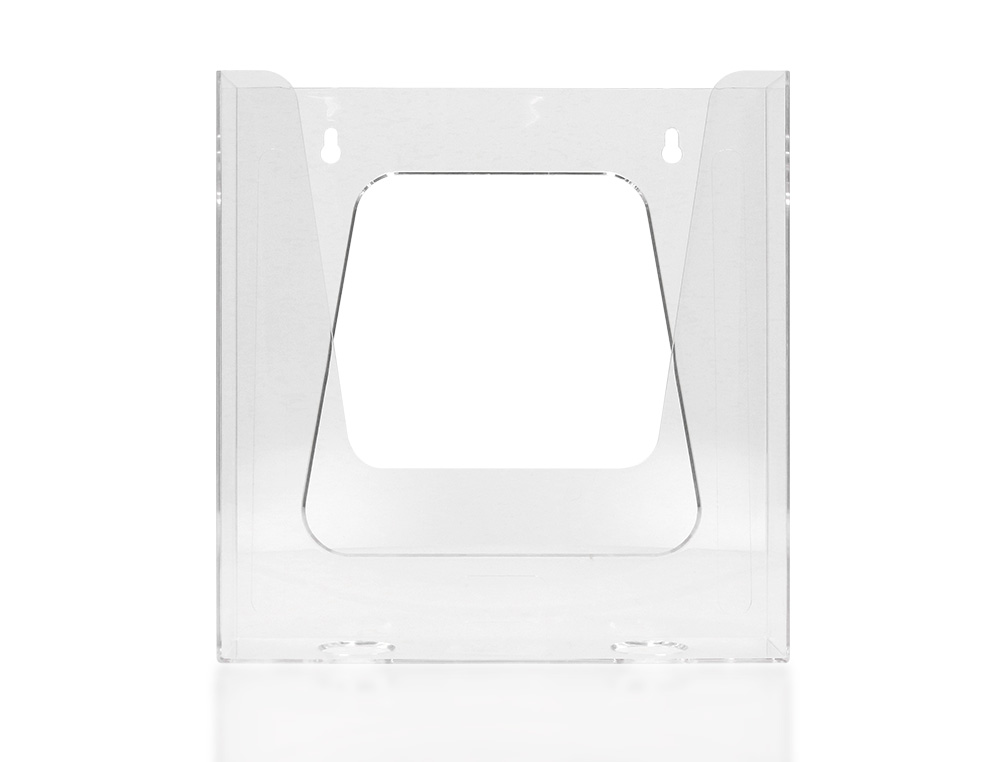 EXPOSITOR DE PAREDE ARCHIVO 2000 METACRILATO UM COMPARTIMENT0 DIN A5 TRANSPARENTE 170X41X177 MM