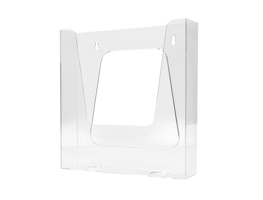 EXPOSITOR DE PAREDE ARCHIVO 2000 METACRILATO UM COMPARTIMENT0 DIN A5 TRANSPARENTE 170X41X177 MM