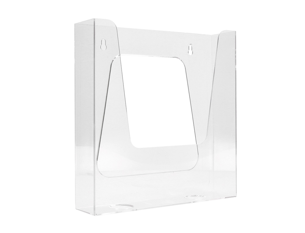 EXPOSITOR DE PAREDE ARCHIVO 2000 METACRILATO UM COMPARTIMENT0 DIN A5 TRANSPARENTE 170X41X177 MM