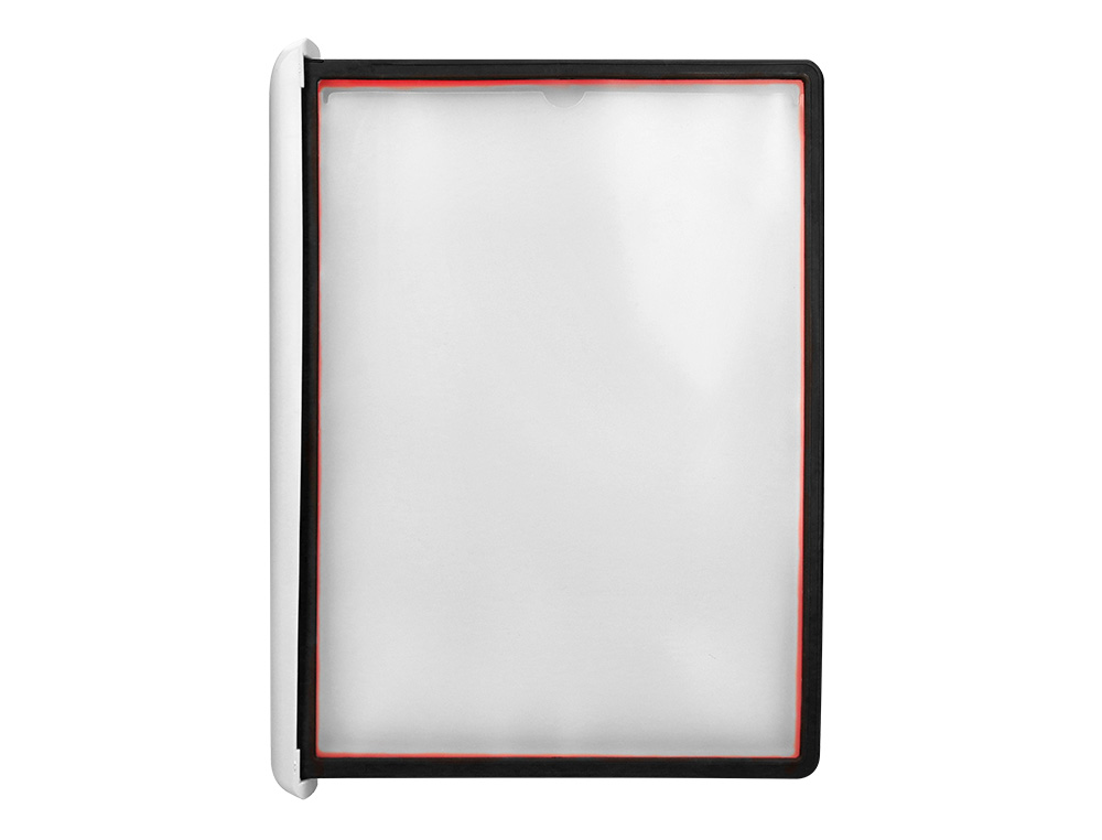 PORTA CATALOGO DE PAREDE PLASTICO LIDERPAPEL COM 10 BOLSAS DIN A4 CORES SORTIDAS