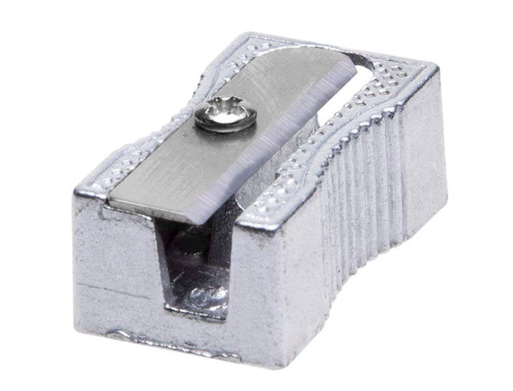 APARA LAPIS Q-CONNECT METALICO 1 USO RETANGULAR