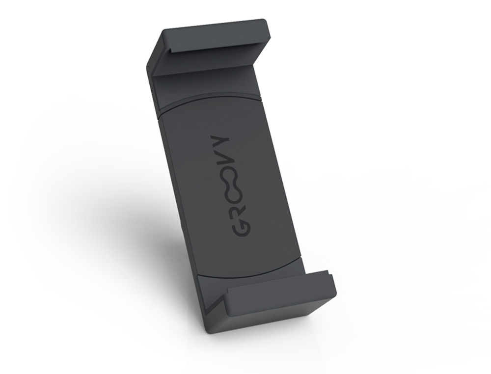 SUPORTE MOVEL PARA CARRO GROOVY ROTACAO 360º COR CINZA ESCURO