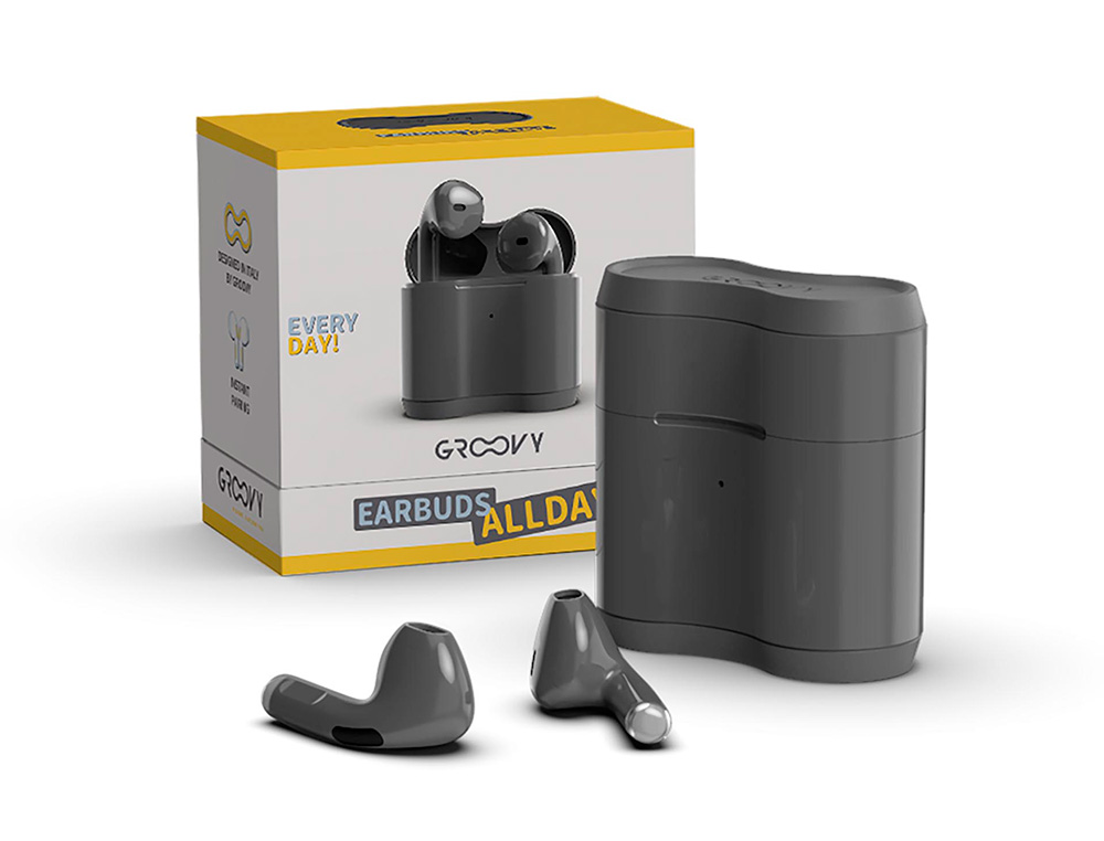 AURICULARES GROOVY TWS WIRELESS COR PRETO