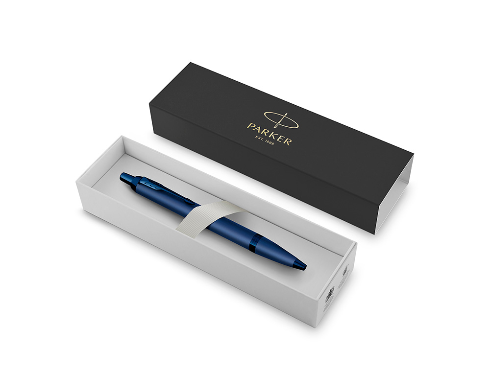 ESFEROGRAFICA PARKER IM MONOCHROME AZUL EM ESTOJO DE OFERTA