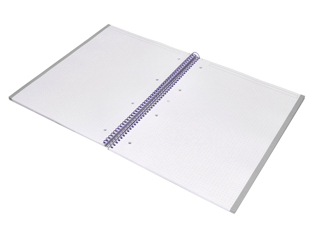 CADERNO ESPIRAL A4 MICRO ANTARTIK CAPA FORRADA 80F 90 GR PONTILHADO 1 BANDA 4 FUROS COR ROSA