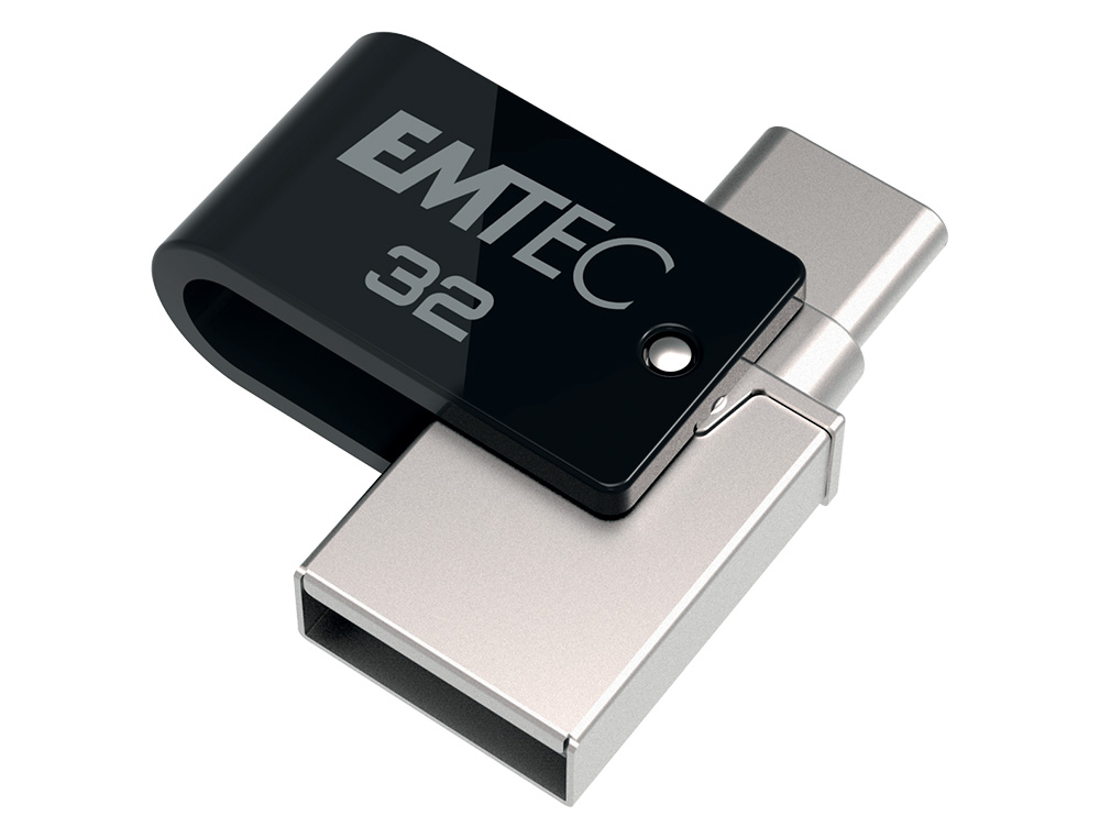 PEN DRIVE EMTEC USB 3.2 DUAL MOBILE & GO TYPE-C /USB 32 GB