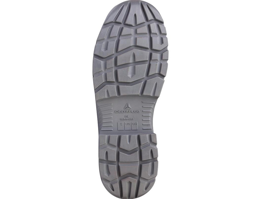 BOTAS DELTAPLUS DE SEGURANCA EM COURO PIGMENTADO SOLA PU BI-DENSIDADE COR PRETO TAMANHO 41