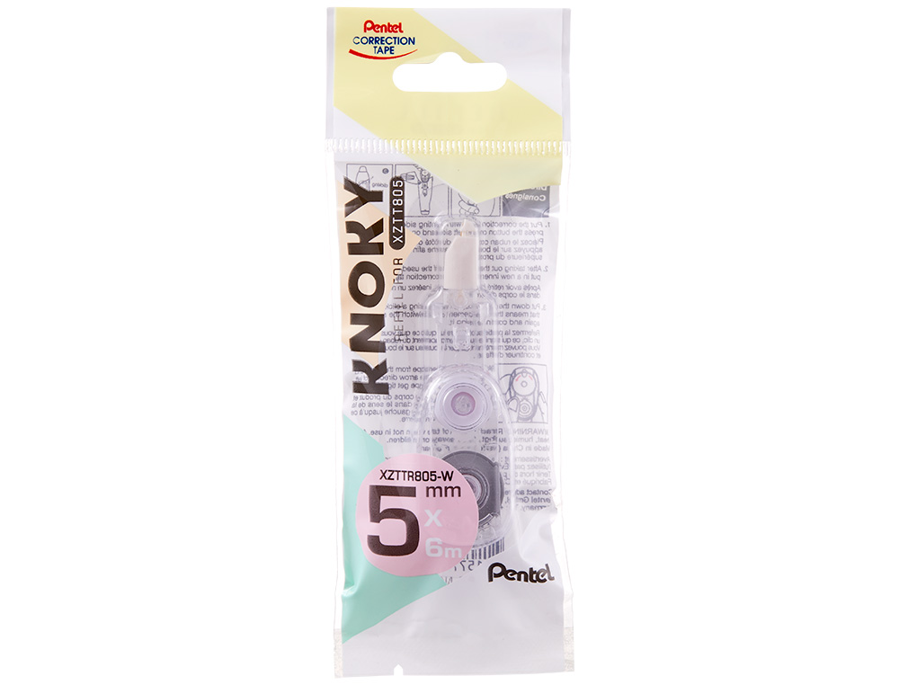 RECARGA PARA CORRETOR DE FITA PENTEL KNOKY 5MMX6M