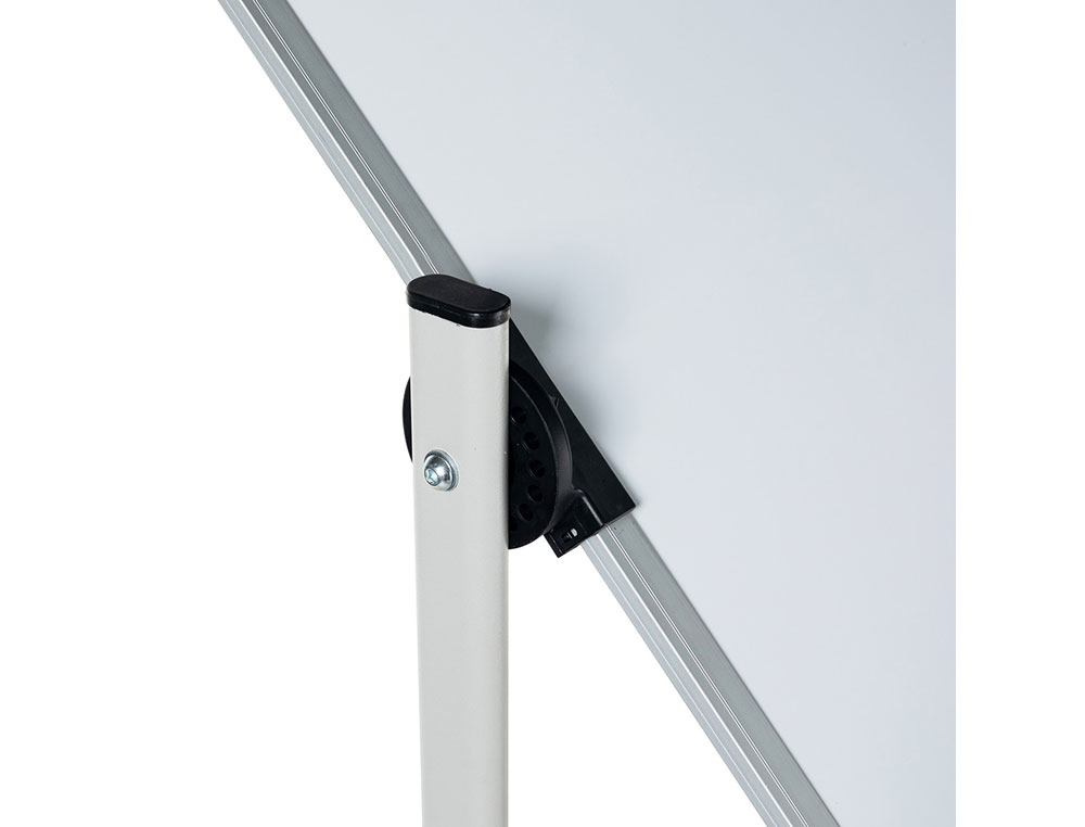 QUADRO BRANCO ROCADA GIRATORIO DUPLA FACE MAGNETICO ACO LACADO 200X120 CM