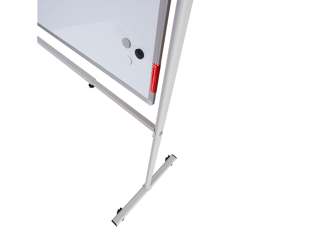 QUADRO BRANCO ROCADA GIRATORIO DUPLA FACE MAGNETICO ACO LACADO 200X120 CM