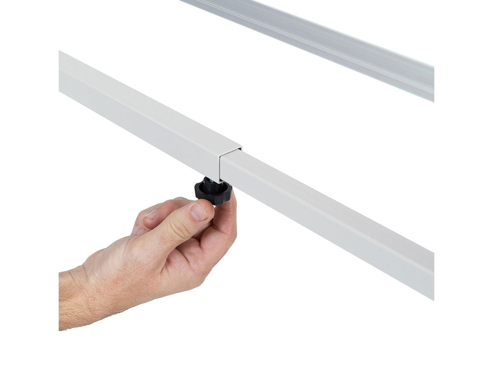 QUADRO BRANCO ROCADA GIRATORIO DUPLA FACE MAGNETICO ACO LACADO 200X120 CM