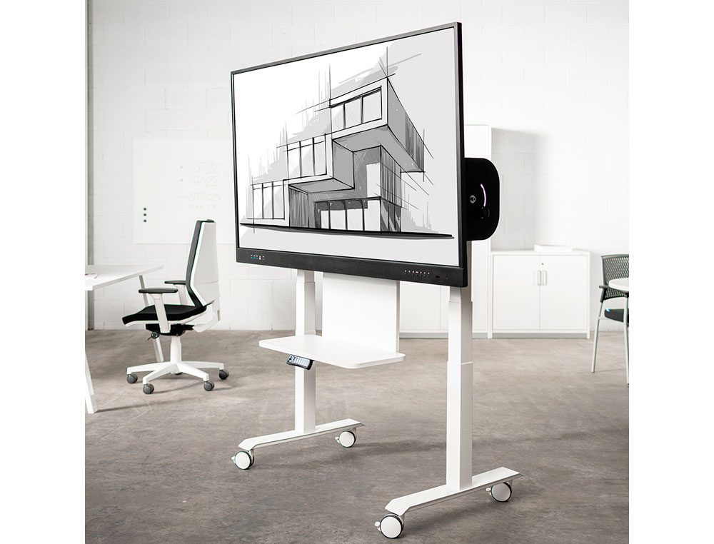 SUPORTE MOVEL ROCADA PARA MONITORES INTERATIVOS 65