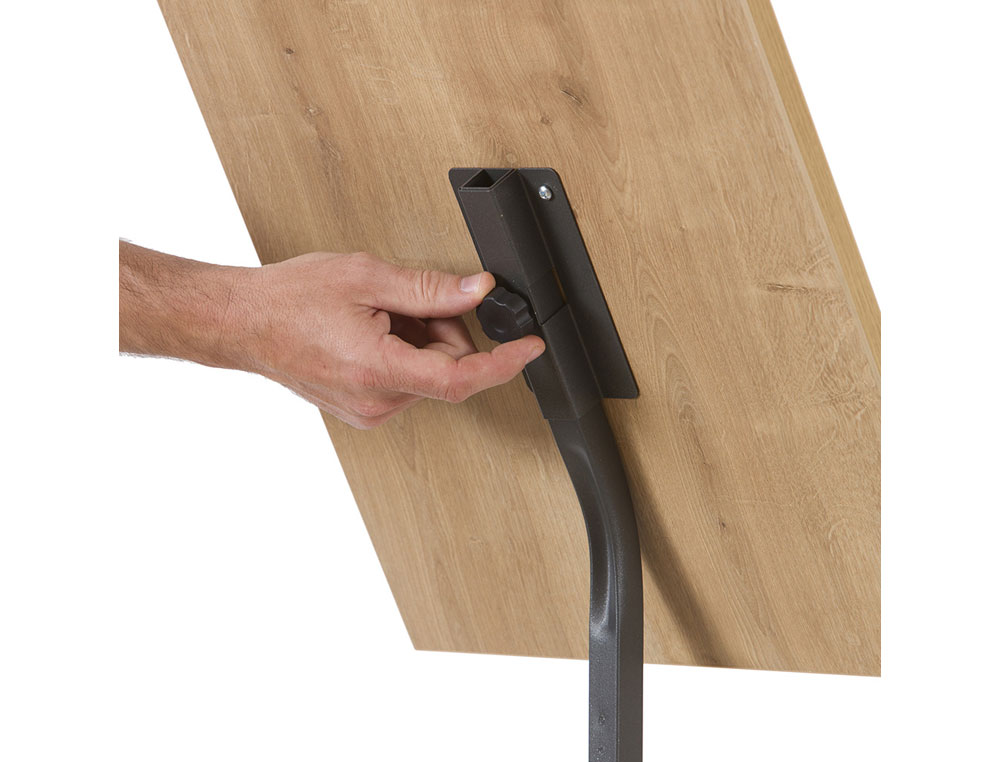 EXPOSITOR ROCADA DE CHAO SERIE NATURAL MAGNETICO ROTATIVO 360º ALTURA AJUSTAVEL DIN A3