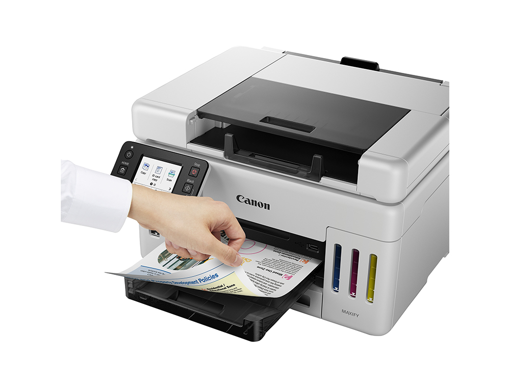 MULTIFUNCOES CANON MAXIFY GX6550 TINTA COR 24 PPM PRETO/15 PPM COR DIN A4 WIFI IMPRESSORA SCANNER COPIADORA